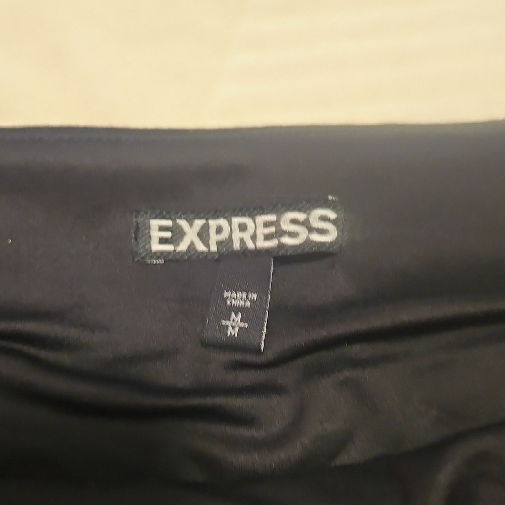 Sequin Patterned Black Mini Skirt - image 3